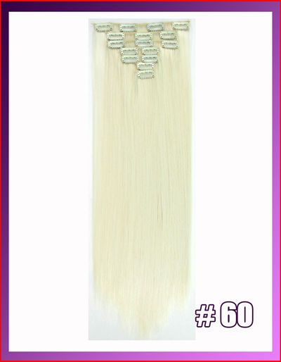 Mega Hair Tic Tac Loiro Platina nº60 - 7 peças
