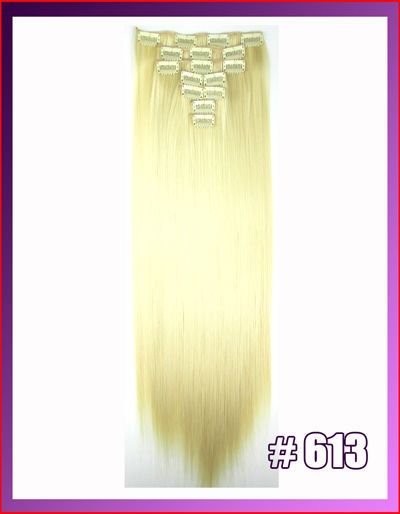 Mega Hair Tic Tac Loiro Claríssimo nº613 - 7 peças